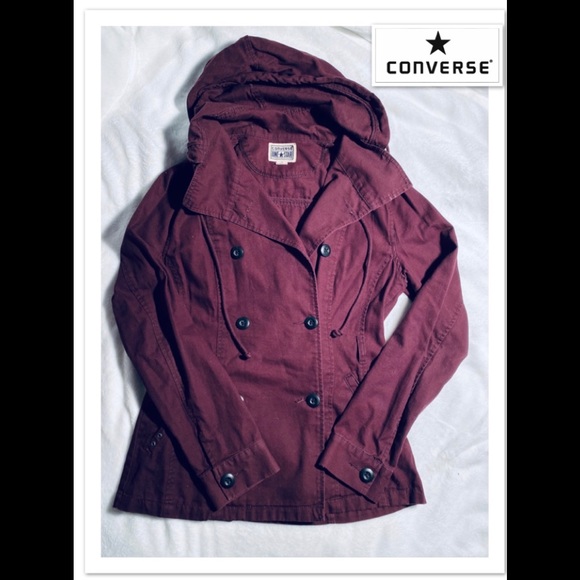 converse hooded jacket